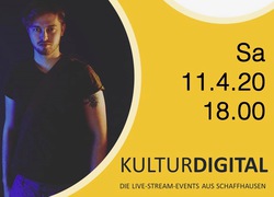KULTURDIGITAL | eine Initiative des Kulturraum.sh - Live-Stream mit Luca Fortuna