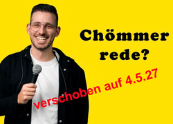 Matthias Hauser- VERSCHOBEN AUF 4.5.27 - Comedy - «chömmer rede?»